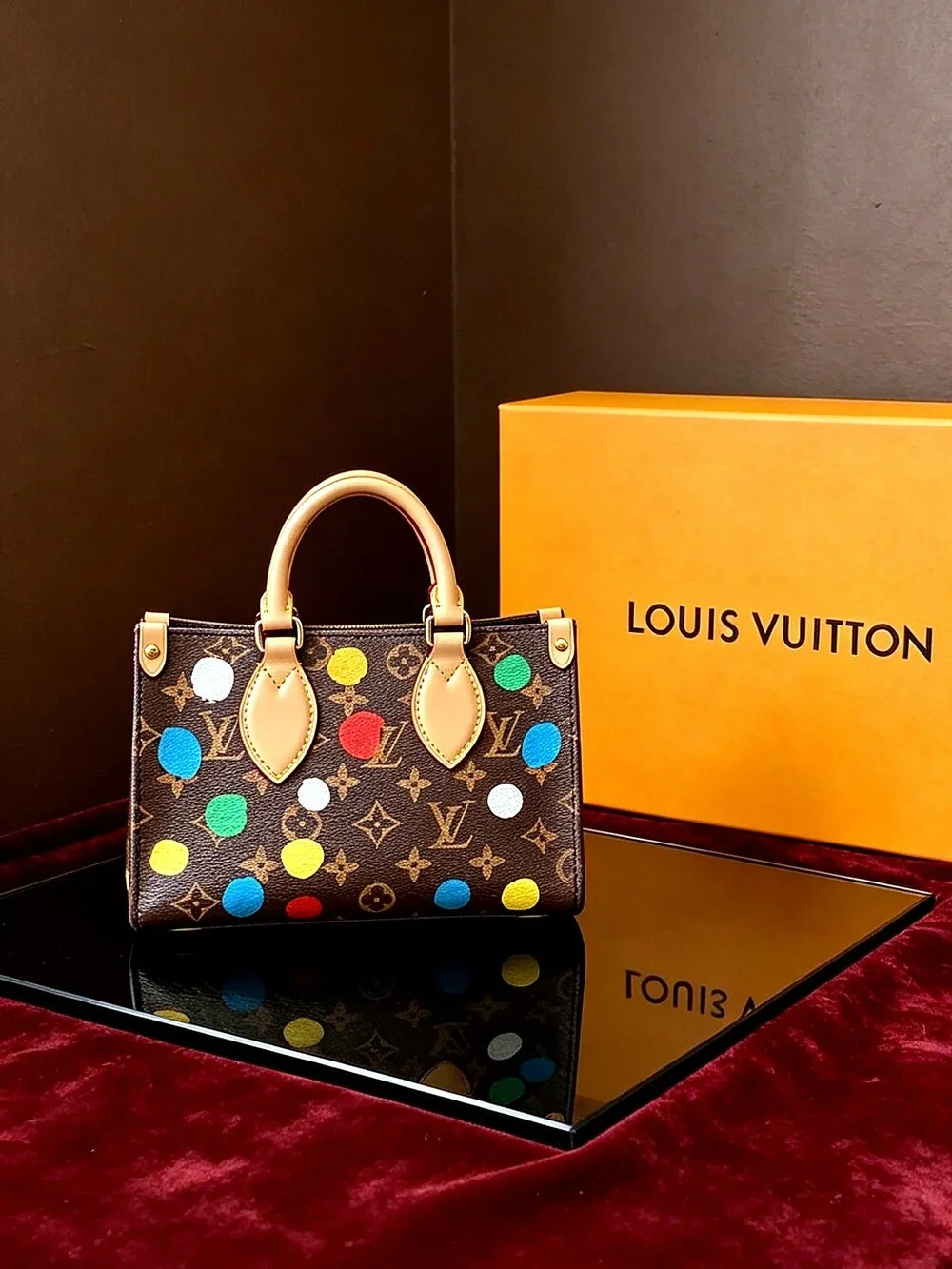 Louis Vuitton PM Monogram Paint Dots